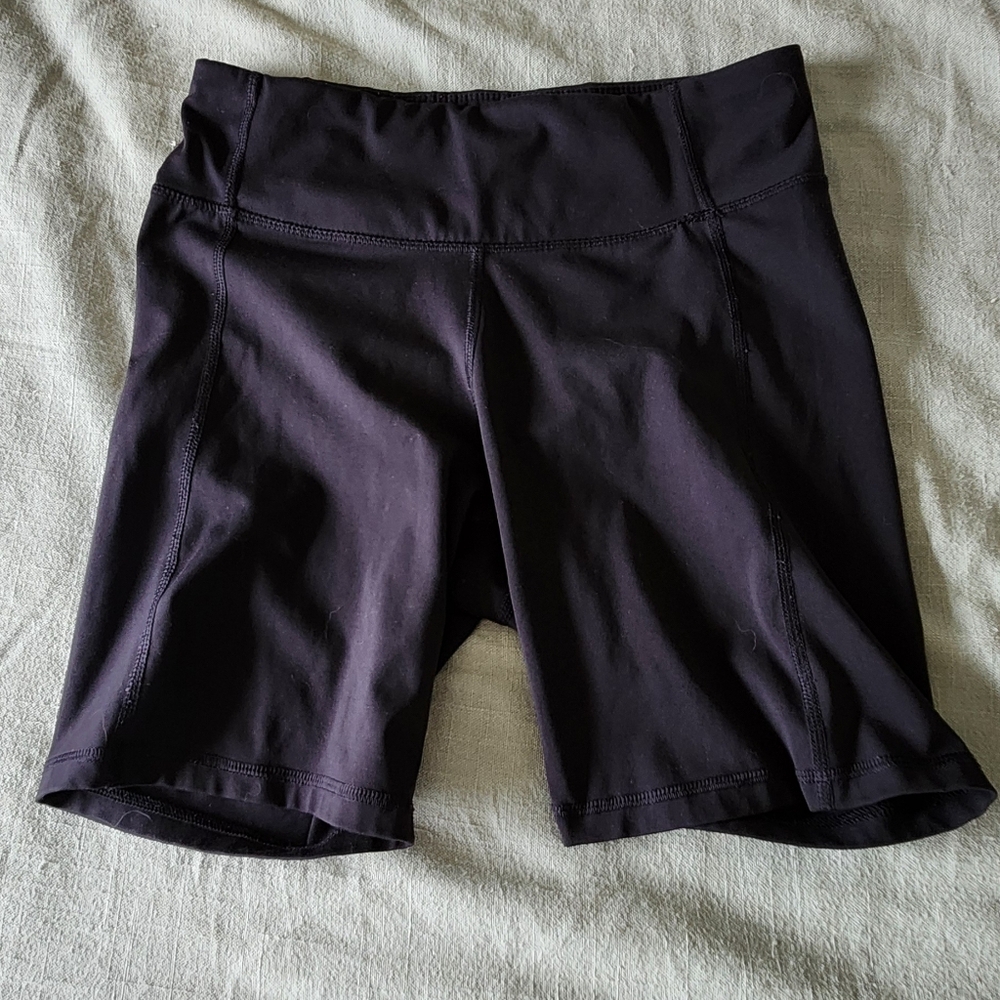 Women's Black Biker Shorts 5inch inseam